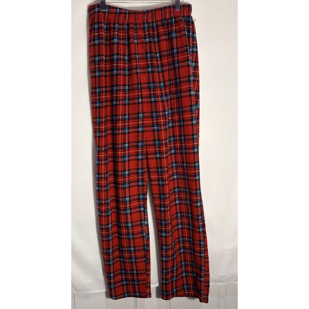 Joe Boxer Red Plaid Loungewear Size Large Flannel
